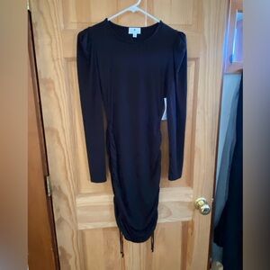 Socialite Black Long Sleeve Dress